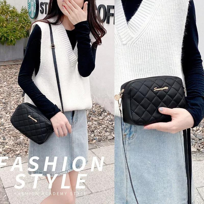Premium Executive Quilted Crossbody Bag – Stylish & Trendy Shoulder Handbag for Women