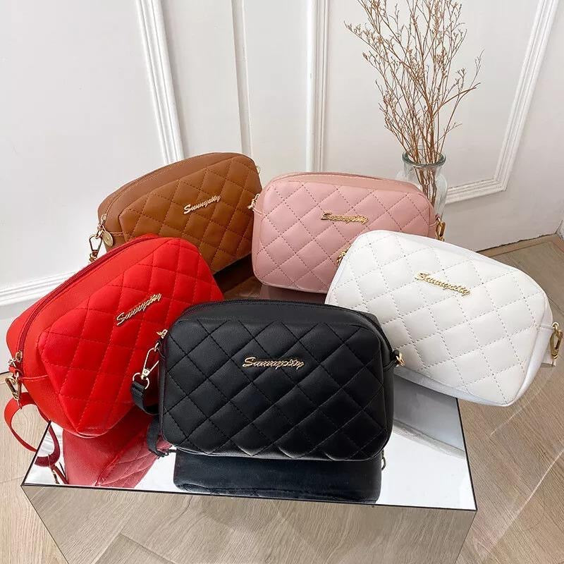 Premium Executive Quilted Crossbody Bag – Stylish & Trendy Shoulder Handbag for Women